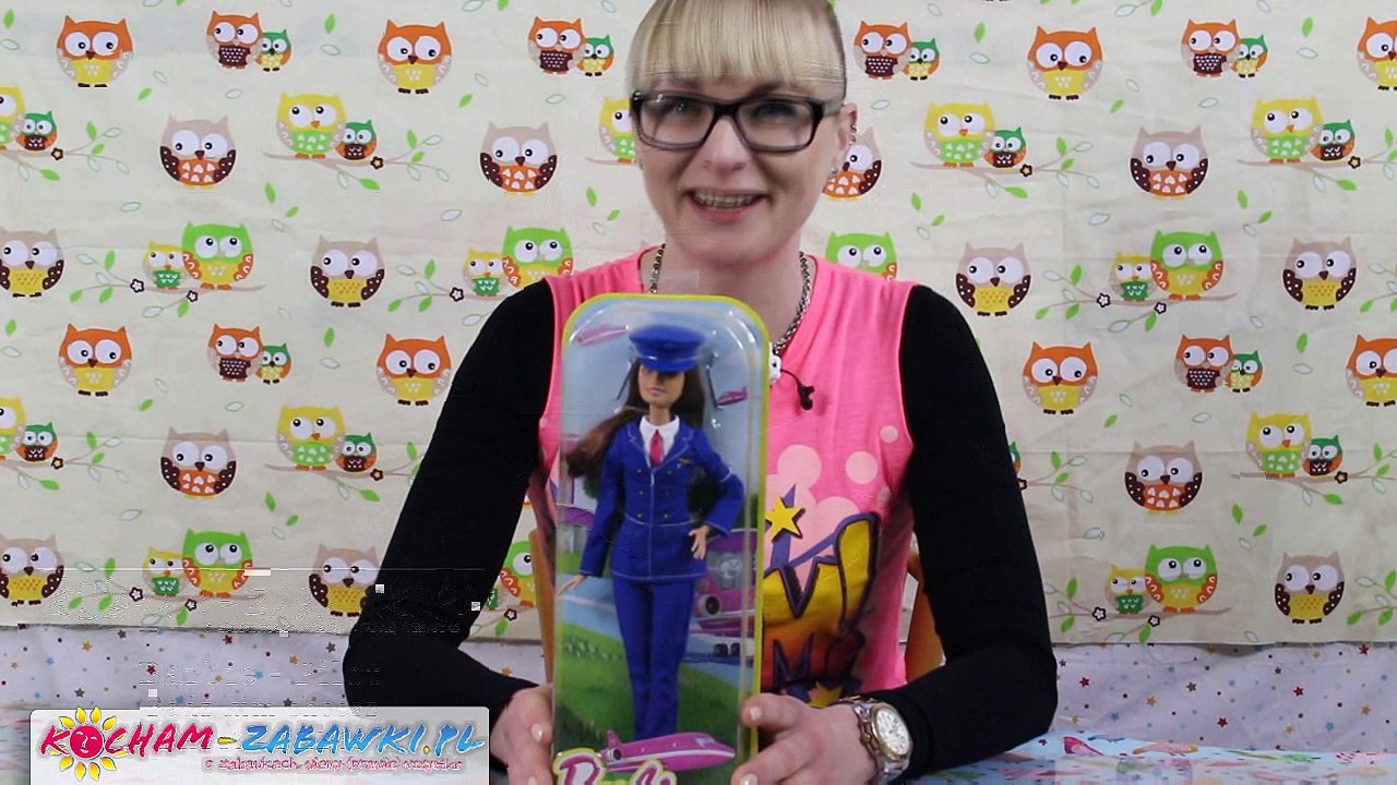 Barbie Careers / Barbie Bądź Kim Chcesz - Pilot Doll / Pilotka w Czapce - DHB66