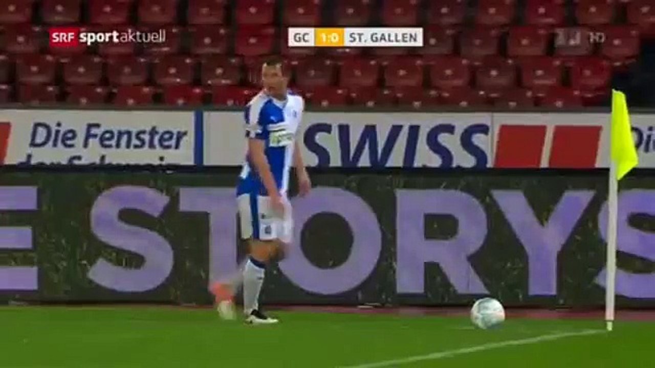 Grasshopper Club Zürich 2:0 FC St. Gallen 23.04.16 (30.Runde 2015/16)