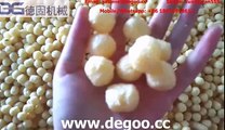 Instant melting soft type fully puffed corn snack stick extruder making machine production line
