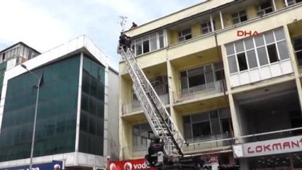 Şanlıurfa- İtfaiyenin Kurtarmaya Çalıştığı Kedi 5'inci Kattan Düştü