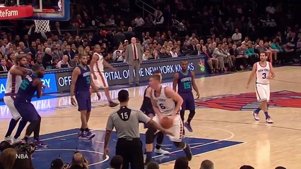 Kristaps Porzingis Hitting the ‘Dream Shake