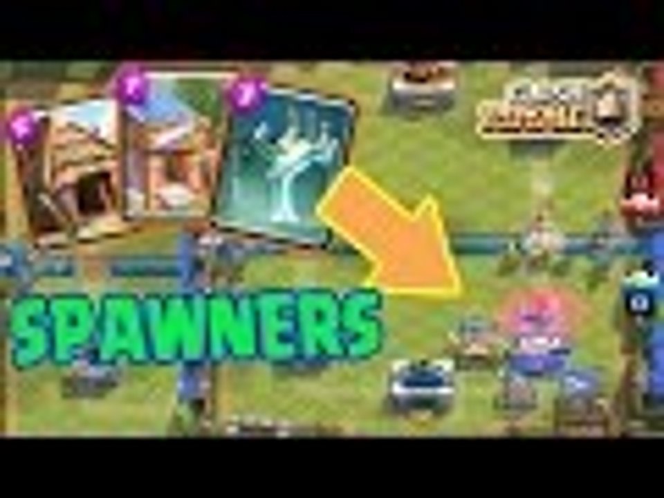 Clash Royale | Spawner Deck | Spawner Deck Counter For Arena 3 And Arena 2| Clash Royale Gameplay |