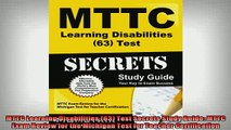 READ book  MTTC Learning Disabilities 63 Test Secrets Study Guide MTTC Exam Review for the Full Free