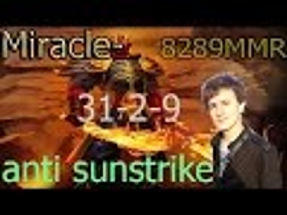 Dota 2 - Miracle- Top 1 8289MMR Plays Ember Spirit - Anti Sunstrike - Full Game Dota2 (dotawithasia)