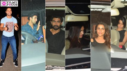 Bollywood Celebs ATTEND Varun Dhawan's 29th Birthday Bash - FIlmyfocus.com