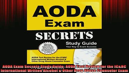 DOWNLOAD FREE Ebooks  AODA Exam Secrets Study Guide AODA Test Review for the ICRC International Written Full Ebook Online Free