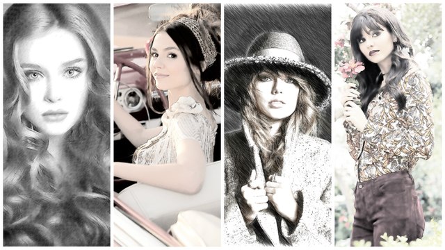 Фоторисовалка Красивые и знаменитые 3