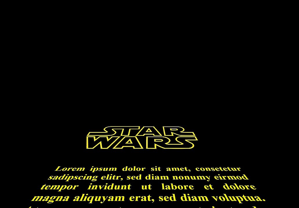 Star Wars Intro only with Html5 and CSS3