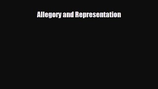 [PDF] Allegory and Representation Read Full Ebook