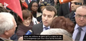 Emmanuel Macron chahuté lors d’un déplacement à Issoire, en 42 secondes