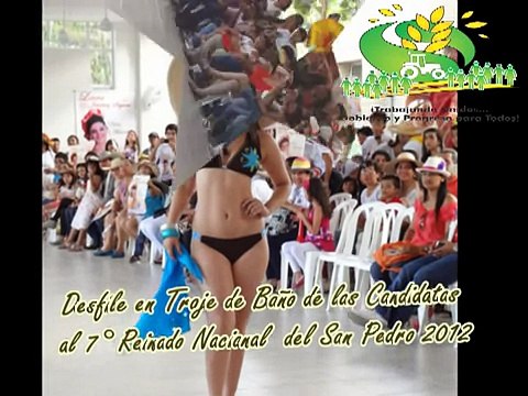 DESFILE EN TRAJE DE BAÑO CANDIDATAS NACIONALES 2012