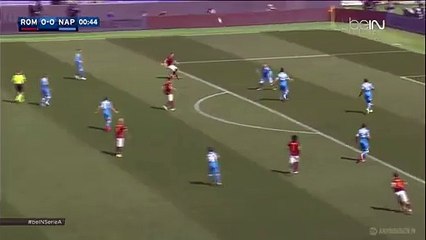 Mohamed Salah Super Volley - Roma 0-0 Napoli 25/04/2016