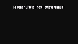 Download FE Other Disciplines Review Manual PDF Free