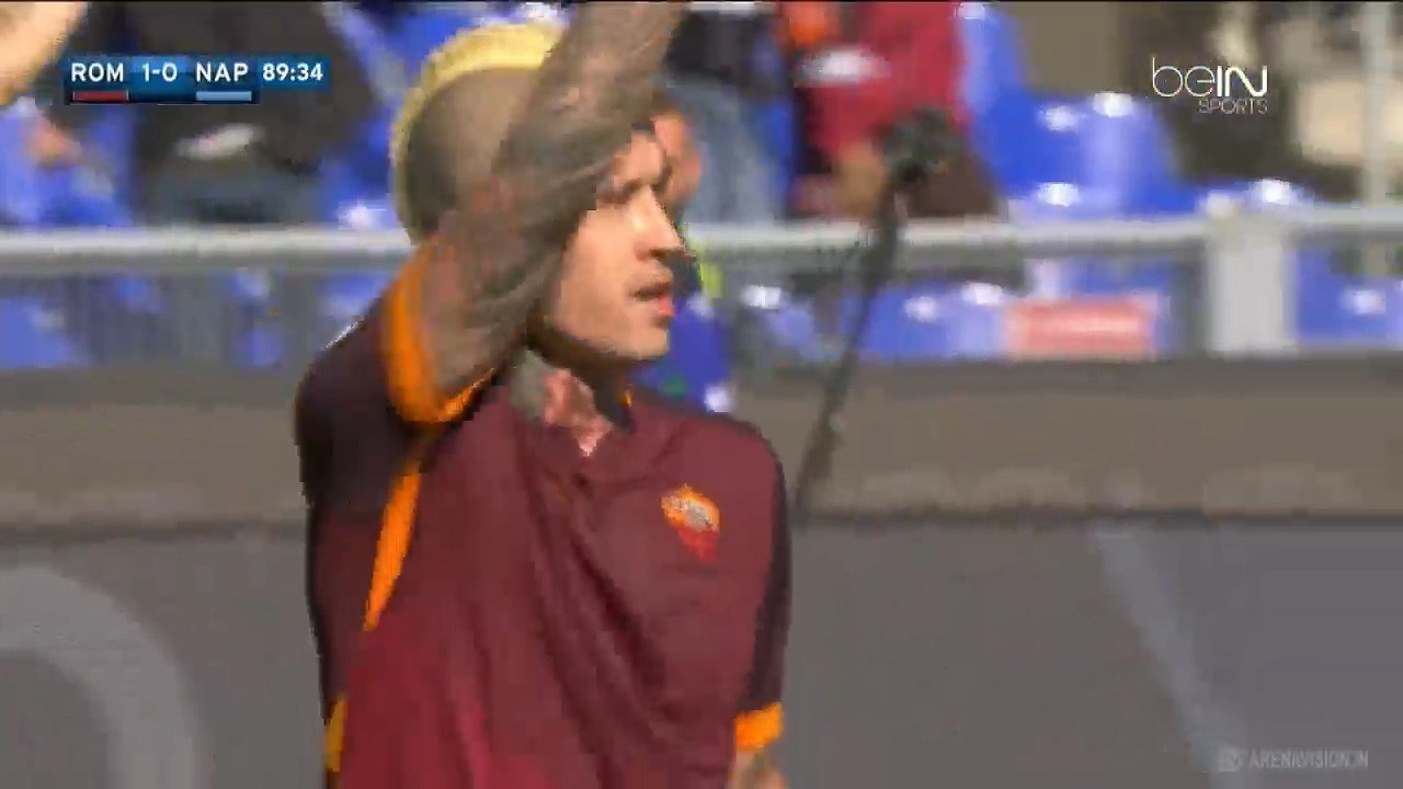 1-0 Radja Nainggolan Goal HD - Roma 1-0 Napoli Serie A 25.04.2016