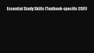 Read Essential Study Skills (Textbook-specific CSFI) Ebook Free