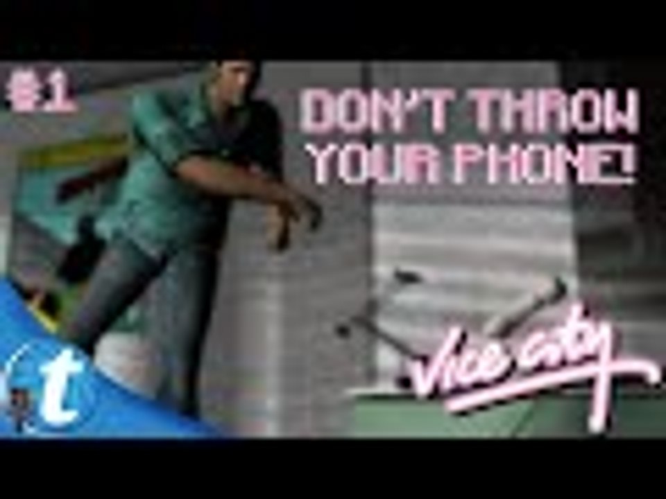 DON'T THROW YOUR PHONE! | Tech Talk Completes: Grand Theft Auto: Vice City #1 (그랜드 테프트 오토: 바이스 시티)