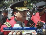 Emotivo cambio de guardia en el palacio de Carondelet