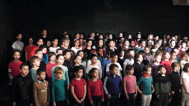Ecole en choeur académie de Montpellier école Jules Vallès à Pézenas