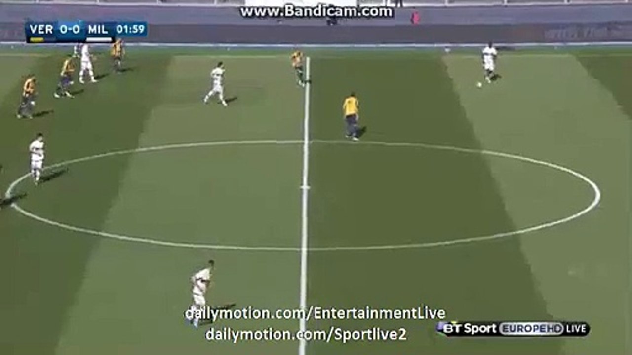 GOAAAL - Hellas Verona 0-1 Milan Serie A 25.04.16
