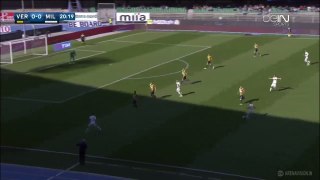 0-1 Jeremy Menez Goal HD - Hellas Verona 0-1 AC Milan 25.04.2016 Serie A HD