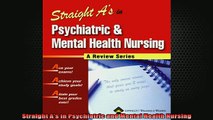 Free Full PDF Downlaod  Straight As in Psychiatric and Mental Health Nursing Full Free