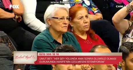 Zuhal Topal 25 Nisan 2016 - Umut ve Hanife Stüdyoda Neler Konuştular? Son Durum Ne?
