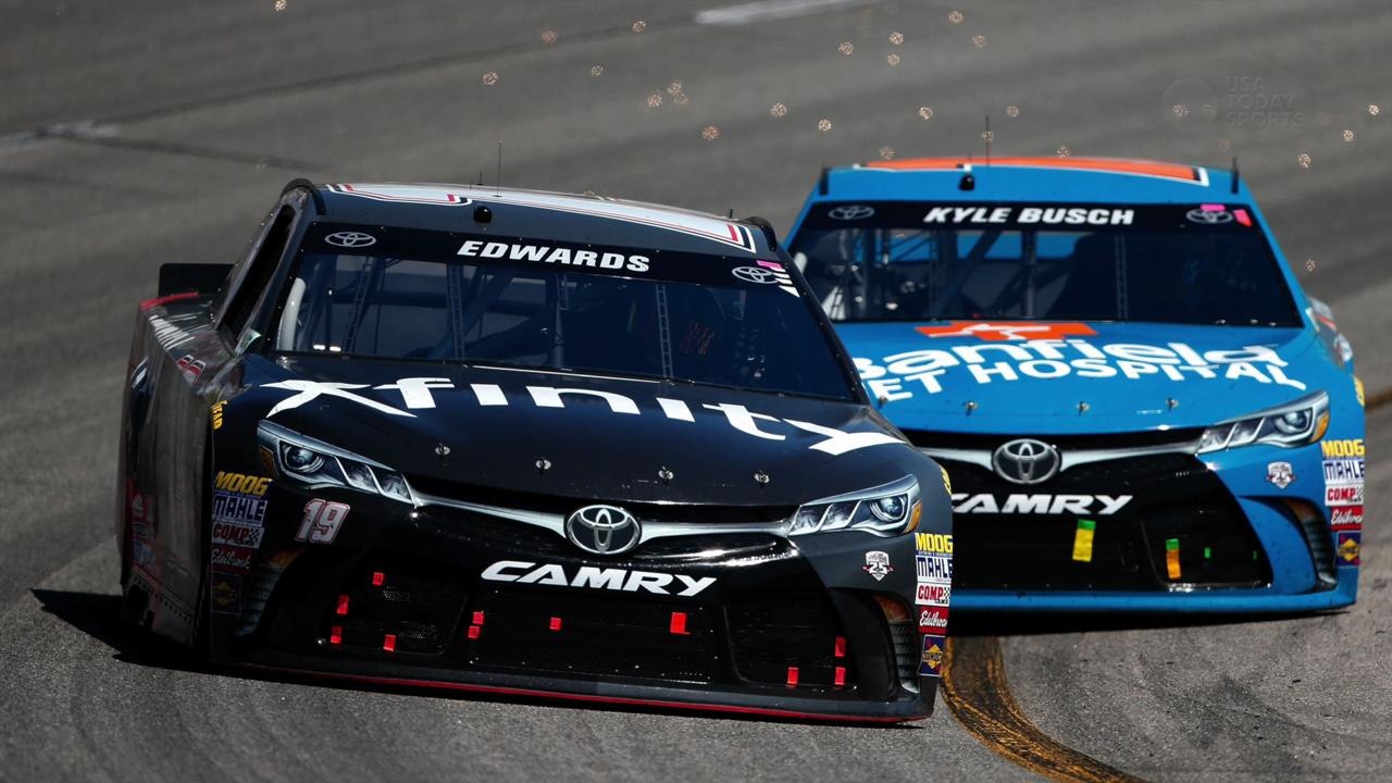 Carl Edwards wins in dramatic fashion at Richmond