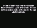 Read NCETMB Flashcard Study System: NCETMB Test Practice Questions & Exam Review for the National