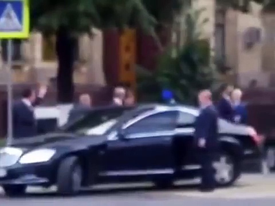 Рамзан Кадыров и охрана в Воронеже