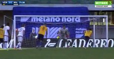 Giampaolo Pazzini Goal -  Verona 1-1 AC Milan - 25-04-2016