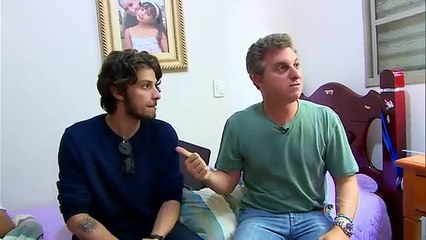 Caldeirão do Huck - 20.12.2014 - Chay Suede faz surpresa para fã