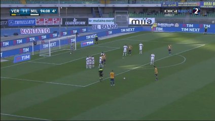Luca Siligardia Goal - Verona 2-1 AC Milan - 25.04.2016 HDs