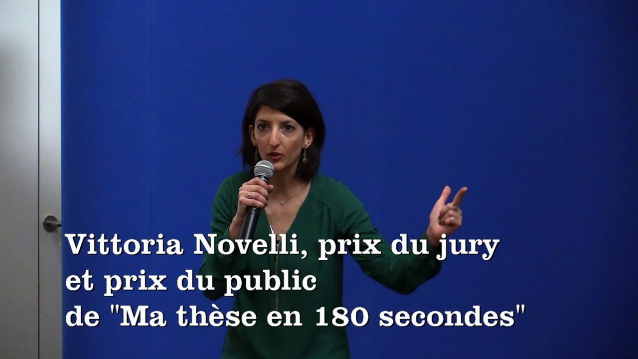 Vittoria Novelli, gagnante de "Ma thèse en 180 secondes"