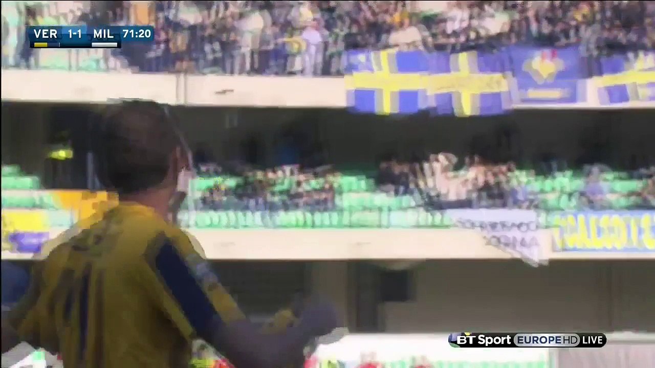 All Goals HD - Verona 2-1 Milan - 25-04-2016