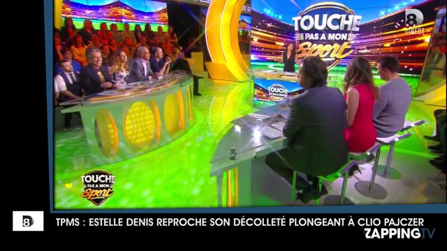 TPMS : Estelle Denis reproche son décolleté à Clio Pajczer (vidéo)