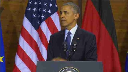 Obama apuesta en Alemania por una "Europa fuerte, próspera y unida"