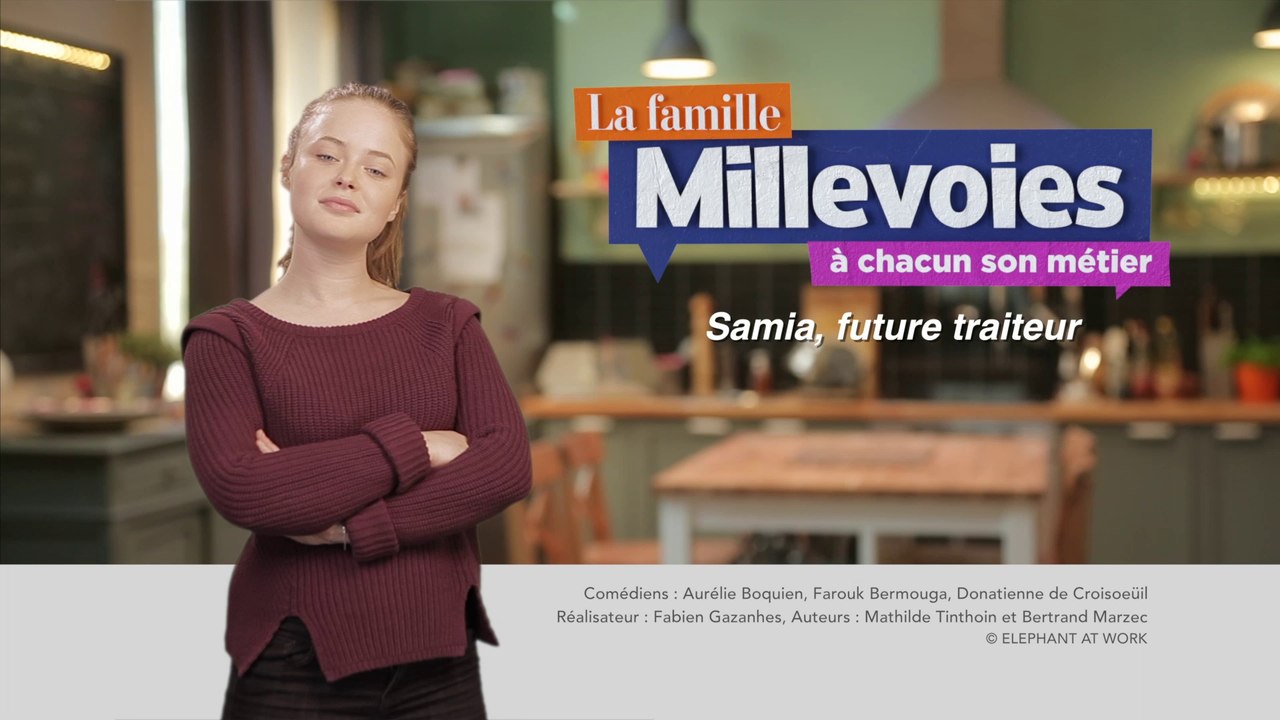 La Famille Millevoies, à chacun son métier : Samia, future traiteur