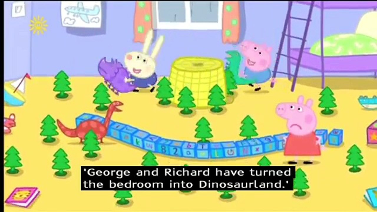 Peppa Pig (Series 3) - Richard Rabbit Comes To Play (with subtitles)