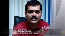 Jaideep Karnik, Editor Webdunia.com wishes Rajiv Nema Indori on the 4th anniversary
