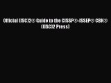 Read Official (ISC)2® Guide to the CISSP®-ISSEP® CBK® ((ISC)2 Press) Ebook Free