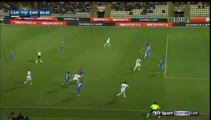 Lasagna GOAL (1-0) Carpi vs Empoli (2016.04.25)