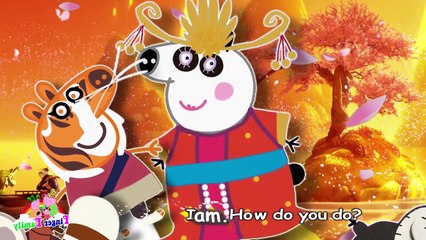 PEPPA PIG Kung Fu Panda 3 DreamWorks Finger Family \ Nursery Rhymes Lyrics Kids Songs