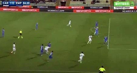 1-0  Kevin Lasagna Goal - Carpi vs Empoli - 25.04.2016
