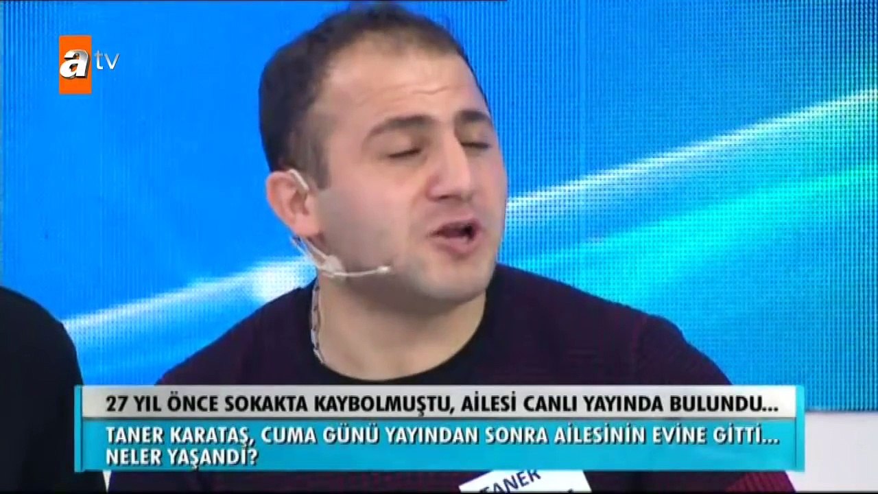 27 yıl önce sokakta kaybolmustu, ailesi canlı yayında bulundu! - atv