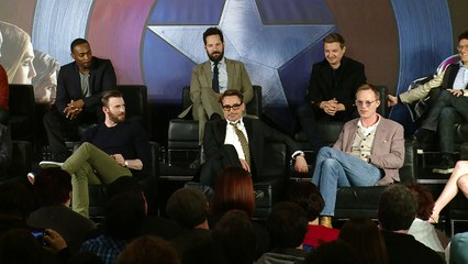 Marvel's Civil War cast talk trailer-size envy