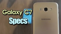 Samsung Galaxy C7 Specifications Reinforced by Benchmark