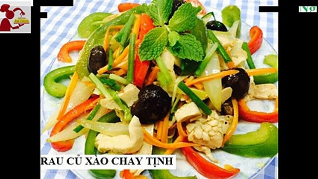 Cách Nấu Rau Củ Xào Chay Tịnh Ngày Rằm - hoc nau an