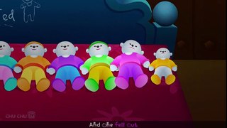 Ten In The Bed Nursery Rhyme With Lyrics - Cartoon Animation Rhymes & Songs for Children