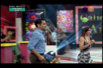 Miguel, Laly Goyzueta y Nicolas Galindo en el Reventonazo