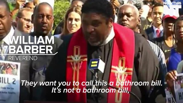 LGBT Advocates Rally Against North Carolina Transgender Bill